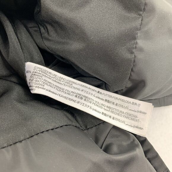 Zara Cropped Puffer Coat Size Medium Womens Dark Gray Winter Cold Weather Jacket - Picture 4 of 6